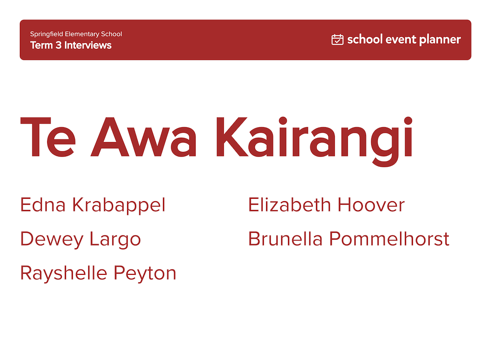 Meeting Room Sign example